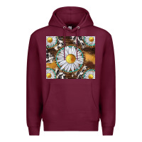 Burgundy western daisy and cowhide tumbler tbs Premium Hoodie - TumblerDesignByShophia