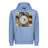 Colony Blue western daisy and cowhide tumbler tbs Premium Hoodie - TumblerDesignByShophia