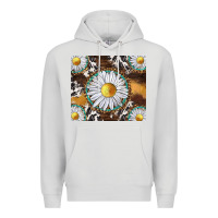 Dove Grey western daisy and cowhide tumbler tbs Premium Hoodie - TumblerDesignByShophia