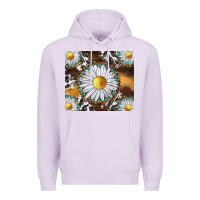 Lilac western daisy and cowhide tumbler tbs Premium Hoodie - TumblerDesignByShophia