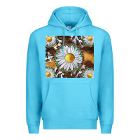 Ocean Blue western daisy and cowhide tumbler tbs Premium Hoodie - TumblerDesignByShophia