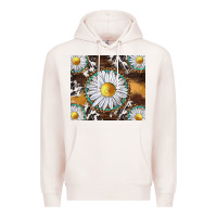 Pale Pink western daisy and cowhide tumbler tbs Premium Hoodie - TumblerDesignByShophia