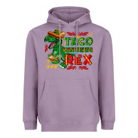 Lavender Tacosaurus Rex Heavyweight Hoodie - texasbilliewilder