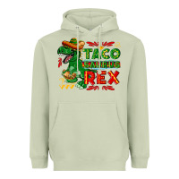 Matcha Tacosaurus Rex Heavyweight Hoodie - texasbilliewilder