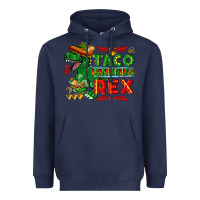 Navy Tacosaurus Rex Heavyweight Hoodie - texasbilliewilder
