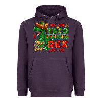 Plum Tacosaurus Rex Heavyweight Hoodie - texasbilliewilder