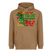 Toasted Coconut Tacosaurus Rex Heavyweight Hoodie - texasbilliewilder