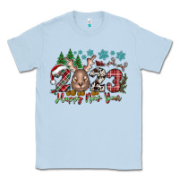 Dusty Blue 2023 Happy New Year Classic Tee - CowhideDigitalArt