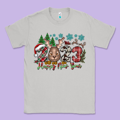 2023 Happy New Year Classic Tee Designed By Cowhidedigitalart