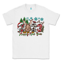 White 2023 Happy New Year Classic Tee - CowhideDigitalArt