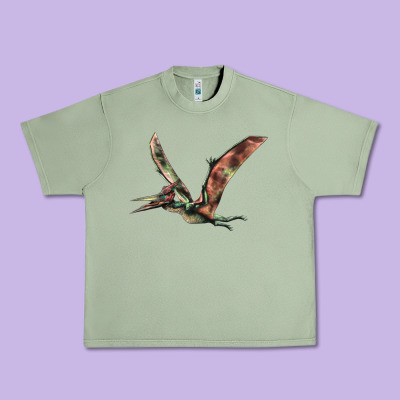 Pteranodon Urban Heavy Tee Designed By Lillyallendesigns