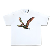 White Pteranodon Urban Heavy Tee - LillyAllenDesigns