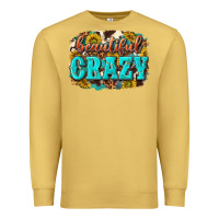 Antique Gold Western Beautiful Crazy Premium Sweatshirt - texasbilliewilder