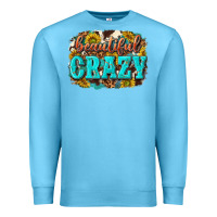 Ocean Blue Western Beautiful Crazy Premium Sweatshirt - texasbilliewilder