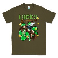 Army Green lucky cowboy Classic Tee - MaliasSmallBusiness