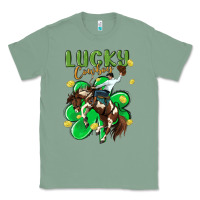 Sage lucky cowboy Classic Tee - MaliasSmallBusiness