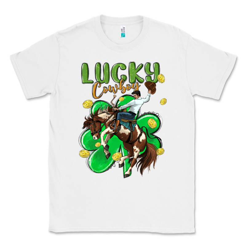 Lucky Cowboy Classic Tee by MaliasSmallBusiness | Teevron