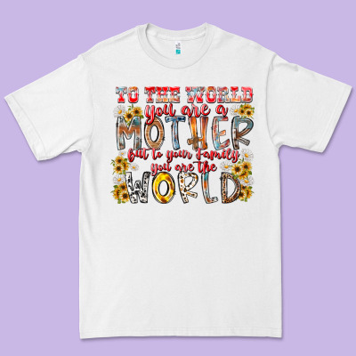 Mother World Premium Tee Designed By Racoondesign