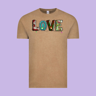 Love Christmas Gemstone Vintage Tee Designed By Adodesignshop