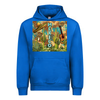 Cobalt Mexico Urban Hoodie - FaDigitalArtStudio