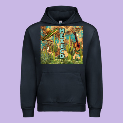 Mexico Urban Hoodie Designed By Fadigitalartstudio