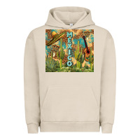 Pigment French Oak Mexico Urban Hoodie - FaDigitalArtStudio