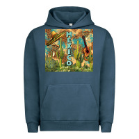 Pigment Midnight Navy Mexico Urban Hoodie - FaDigitalArtStudio