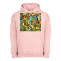 Pigment Salmon Mexico Urban Hoodie - FaDigitalArtStudio