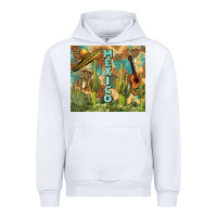 White Mexico Urban Hoodie - FaDigitalArtStudio