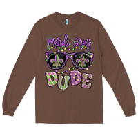 Chestnut mardi gras dude Long Sleeve Tee - MaliasSmallBusiness