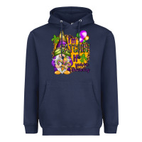 Navy I'm catching if you're throwing Heavyweight Hoodie - NancyCooperArtShop