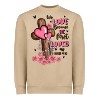 Mushroom valentine cross Heavyweight Sweatshirt - MaliasSmallBusiness