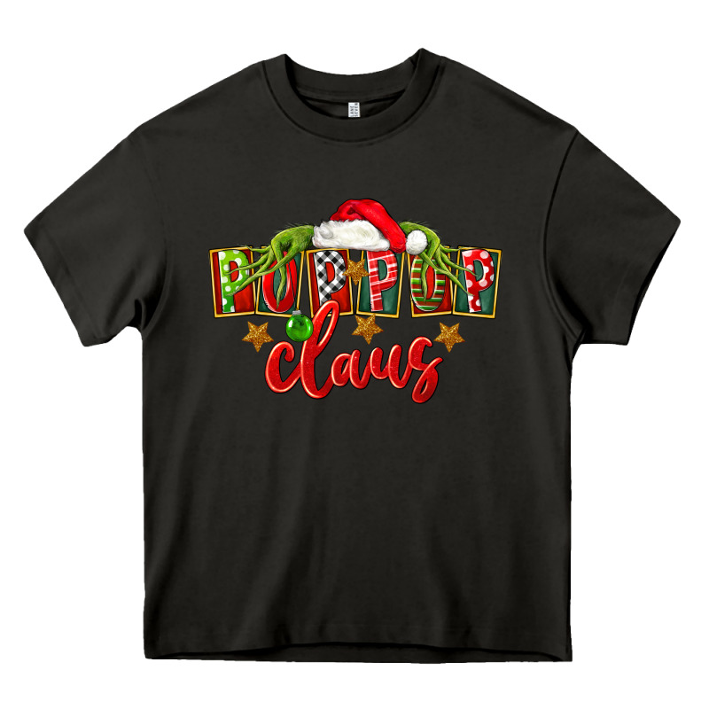 Christmas Pop Pop Claus Heavy Core Tee by FaDigitalArtStudio | Teevron