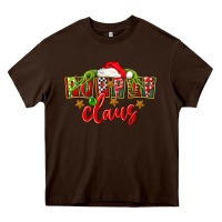 Chocolate Brown christmas pop pop claus Heavy Core Tee - FaDigitalArtStudio