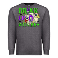 Charcoal Heather Drink Up Witches Premium Sweatshirt - texasbilliewilder