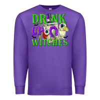 Purple Drink Up Witches Premium Sweatshirt - texasbilliewilder