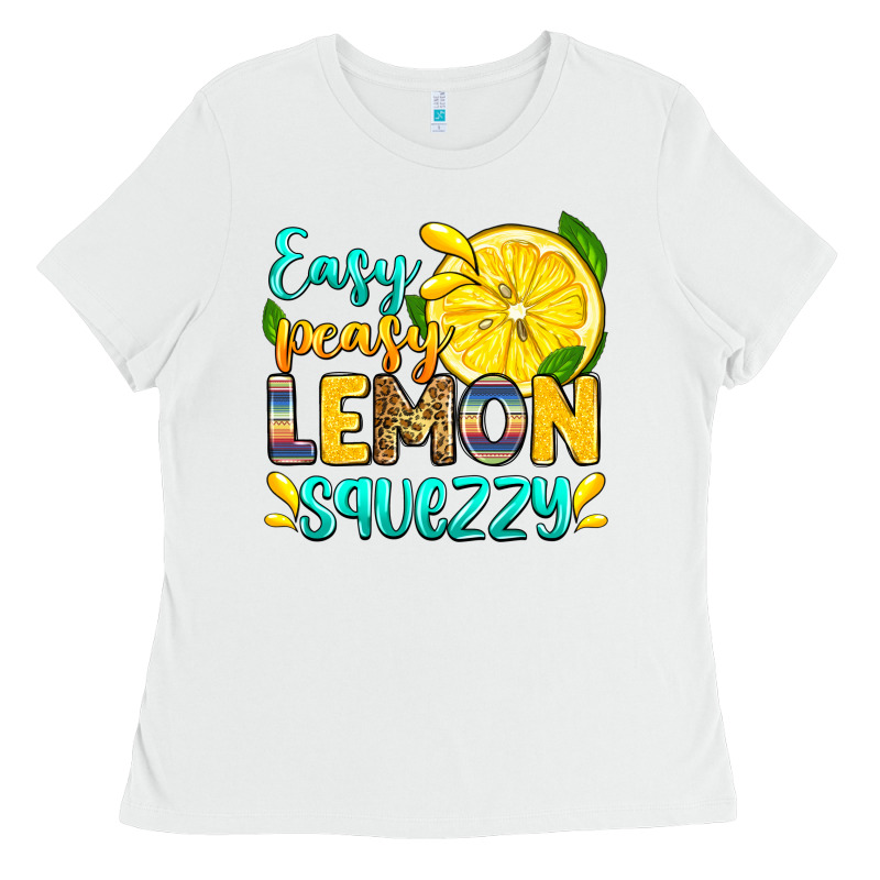 Easy Peasy Lemon Squezzy Ladies Tee by Zillion Design Studio | Teevron
