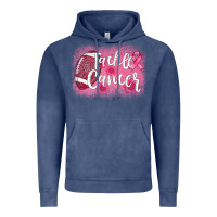 Vintage Denim tackle cancer football leopard Vintage Hoodie - AdoDesignShop