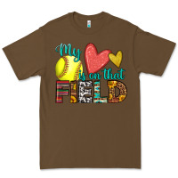Cacao my heart is on that field softball Premium Tee - HRA Design Shop