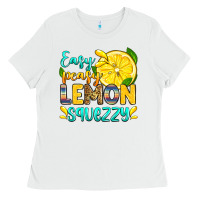 White easy peasy lemon squezzy Ladies Tee - Zillion Design Studio
