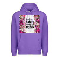 Purple first my mother forever my friend tumbler tbs Premium Hoodie - TumblerDesignByShophia