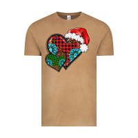 Vintage Camel Christmas heart gemstones leopard Vintage Tee - BarkalooDesign