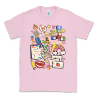Bubblegum Pink can't talk right now doing speech therapy stuff Classic Tee - MaliasSmallBusiness