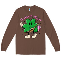 Chestnut so luckin boujee Long Sleeve Tee - MaliasSmallBusiness