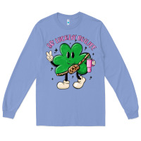 Colony Blue so luckin boujee Long Sleeve Tee - MaliasSmallBusiness