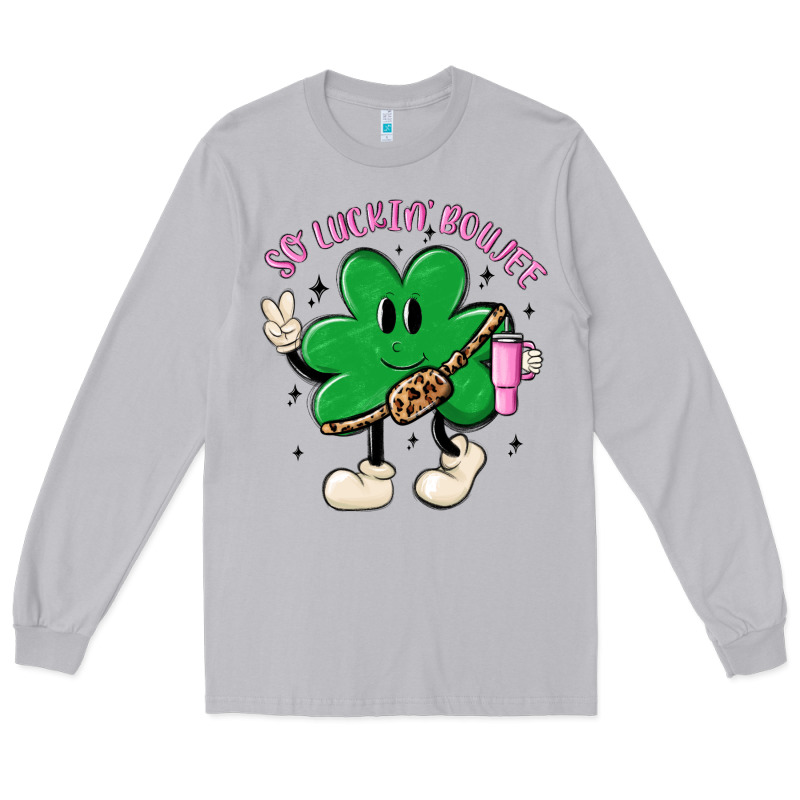 So Luckin Boujee Long Sleeve Tee by MaliasSmallBusiness | Teevron