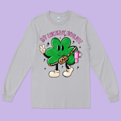 So Luckin Boujee Long Sleeve Tee Designed By Maliassmallbusiness