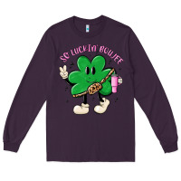 Plum so luckin boujee Long Sleeve Tee - MaliasSmallBusiness