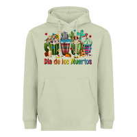 Matcha Mexican Dia De Los Muertos Coffee Cups Heavyweight Hoodie - texasbilliewilder