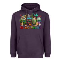 Plum Mexican Dia De Los Muertos Coffee Cups Heavyweight Hoodie - texasbilliewilder